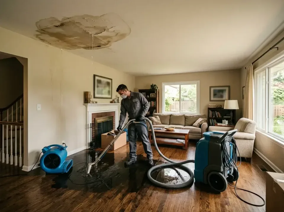 attic-pipe-burst-ceiling-drip-008 — frequently asked questions, Water Damage Restoration & Carpet Care in Rolling Meadows, IL